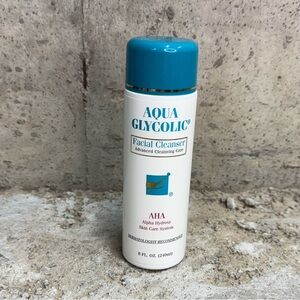 Aqua Glycolic AHA Facial Cleanser Discontinued Alpha Hydroxy Acid 8oz